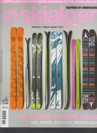 Ski Alper Test materiali-Buyer'S Guide 2016- bilingua Italian/English