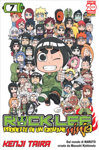 ROCK LEE PRODEZZE DI UN GIOVANE NINJA 7 - MANGA ROCK 7 Planet manga