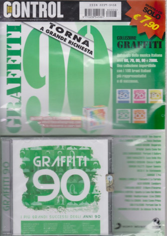  Graffiti 90 - rivista + cd  - bimestrale - dicembre - gennaio 2019