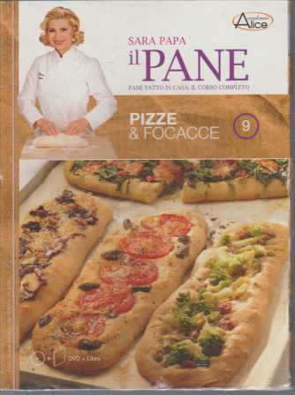 Accademia Del Pane di Sara Papa -Pizze e Focacce n.9-DVD+Libro