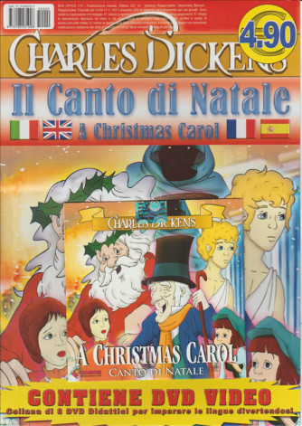 DVD Video A CHRISTMAS CAROL (il Canto di Natale) in quattro lingue