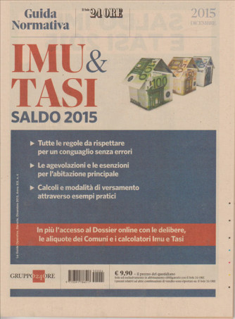 IMU & TASI saldo 2015 - Guida normativa by Il sole 24 Ore 