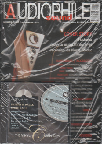 Audiophile Sound - mensile n. 147 Novembre 2015 + CD The Vinyl Collection