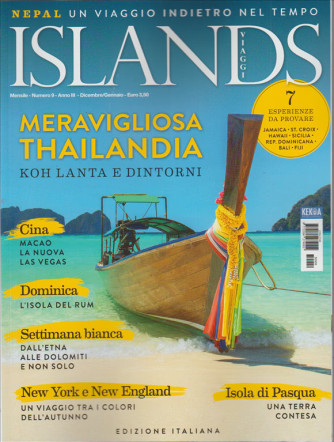 ISLANDS Viaggi - mensile n. 9 Dicembre 2015/Gennaio 2016