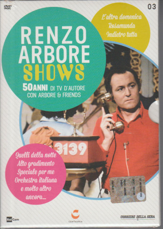 DVD Renzo Arbore Shows vol.3 by Corriere della Sera