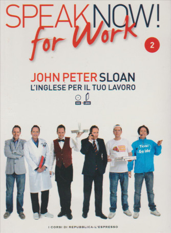 Corso di Inglese DVD+libro SPEAK NOW FOR WORK 2° vol.-by Repub./l'Espresso