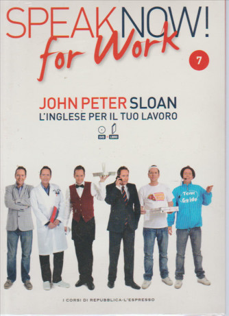 Corso di Inglese DVD+libro SPEAK NOW FOR WORK 7° vol.-by Repub./l'Espresso