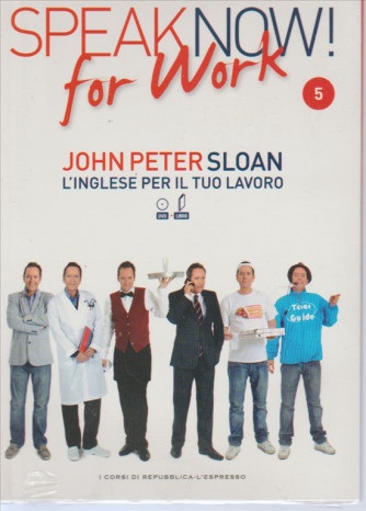 Corso di Inglese DVD+libro SPEAK NOW FOR WORK 5° vol.-by Repub./l'Espresso