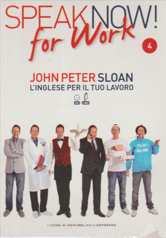 Corso di Inglese DVD+libro SPEAK NOW FOR WORK 4° vol.-by Repub./l'Espresso