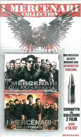 I MERCENARI 1 e 2 con Sylvester Stallone - Panorama (2 DVD)