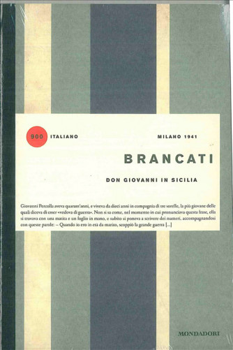 libro 900 italiano - don giovanni in sicilia di Brancati