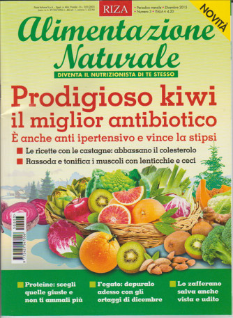 Alimentazione Naturale - Rivista mensile n. 3 Dicemre 2015 edizione RIZA