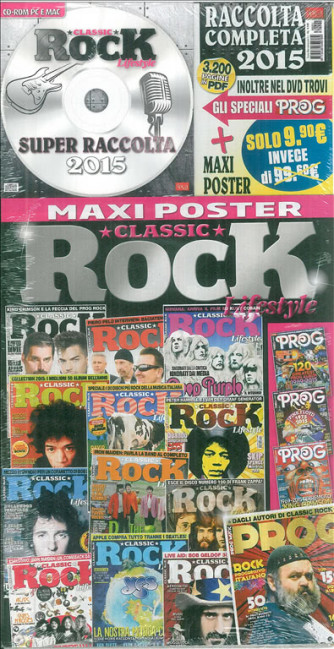 Raccolta completa in PDF Classic Rock 2015 compresi gli Seciali PROG