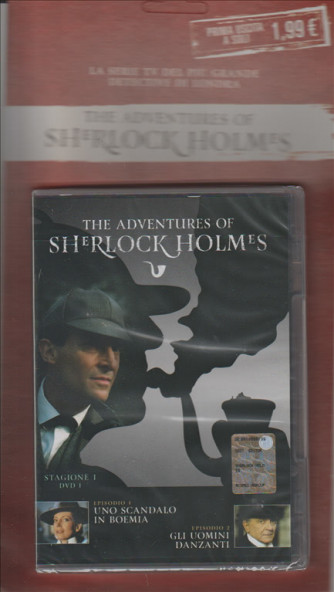 DVD le avventure di Sherlock Holmes - Stagione 1 - 1° episodio: Uno scandalo in Boemia - 2° episodio: Gli uomini danzantiEpisodi 1/2