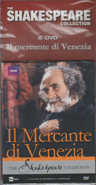 DVD IL MERCANTE di VENEZIA  c/W.Mitchell-The Shakespeare Collection 6° uscita