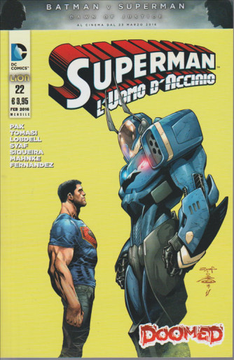 Superman L’Uomo D’Acciaio 22 - DC Comics Lion