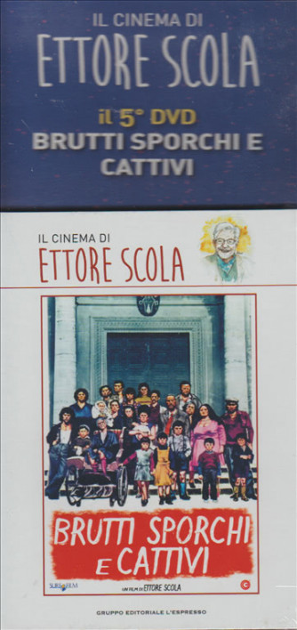 IL CINEMA DI ETTORE SCOLA. IL 5° DVD . BRUTTI SPORCHI E CATTIVI. 