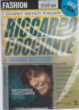 MUSIC FASHION . I GRANDI ARTISTI ITALIANI. RICCARDO COCCIANTE. I GRANDI SUCCESSI. RIVISTA + CD