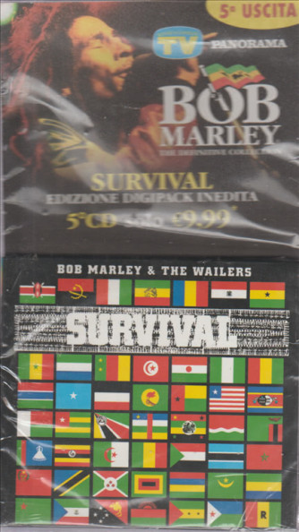 BOB MARLEY. SURVIVAL EDIZIONE DIGIPACK INEDITA  5° CD. 19 SETTEMBRE