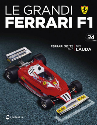 Le grandi Ferrari F1 - Ferrari 312 T2 - Niki Lauda - 1977 - Uscita n.33 - 16/04/2024