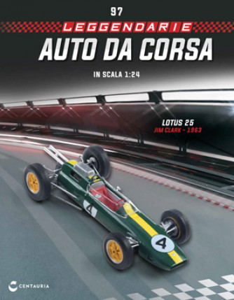 Leggendarie Auto da Corsa - LOTUS 25 - Jim Clark - 1963 - Uscita n.97 - 27 Febbraio 2025 - Quattordicinale