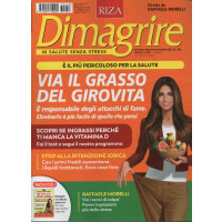 Dimagrire - n. 259 - Via il grasso del girovita - mensile -novembre 2023