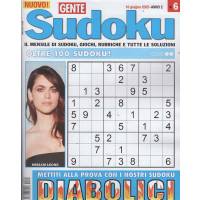 Gente Sudoku - Uscita n.6 - 10 Giugno 2025 - Mensile