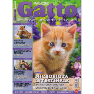 Gatto magazine - n.158- bimestrale - agosto - settembre  2024