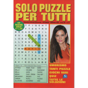 Abbonamento Solo Puzzle Per Tutti (cartaceo  bimestrale)
