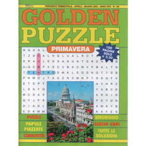 Abbonamento Golden Puzzle Per le Stagioni (cartaceo  trimestrale)