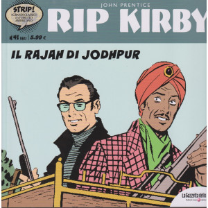 Rip Kirby -Il Rajan di Jodhpur- n.  41 -  John Prentice-  settimanale