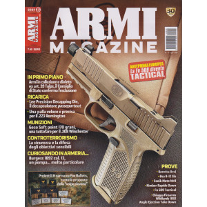 Armi magazine - n. 8 -agosto    2024 - mensile