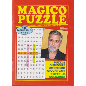 Magico puzzle - n. 363 -  mensile -agosto     2024 - 100 pagine
