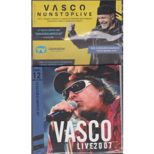 Grandi Raccolte Musicali n. 12  -Vasco nonstoplive - Vasco @olimpico .07  - dodicesima uscita  -doppio cd - settembre 2021 -
