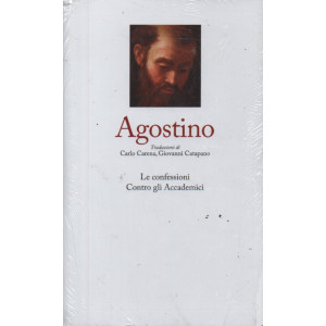 Grandi filosofi -Agostino- n. 9 -Le Confessioni - Contro gli Accademici -  settimanale - 29/7/2023 - copertina rigida