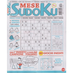 Mese sudoku - n. 62 - mensile - 12/4/2024