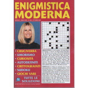 Enigmistica moderna - n. 408 - mensile  - ottobre  2022