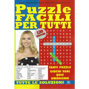 Abbonamento Puzzle Facili Per Tutti (cartaceo  bimestrale)