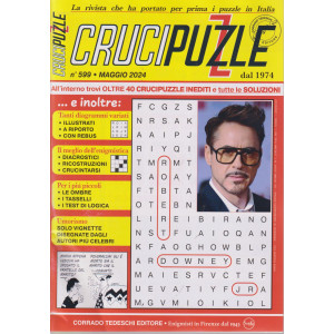 Crucipuzzle - n. 599  -maggio    2024 - mensile