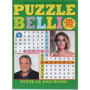 Abbonamento Puzzle Belli (cartaceo  trimestrale)