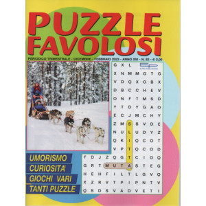 Abbonamento Puzzle Favolosi (cartaceo  trimestrale)