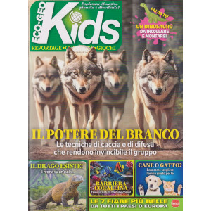 Eco-geo Kids - n.11 - bimestrale -luglio - agosto  2024- 7-12 anni -2 riviste
