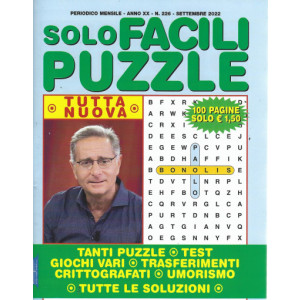 Abbonamento Solo Facili Puzzle (cartaceo  mensile)