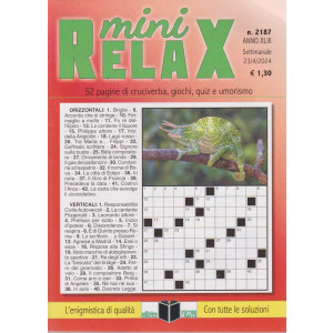 Mini Relax - n.2187 - settimanale - 23/4/2024