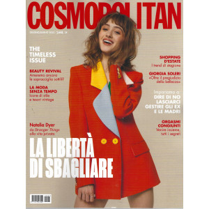 Cosmopolitan - n. 7 - giugno - luglio  2022 - mensile