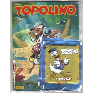 Topolino – n. 3578 - 19 gigno 2024 + 4 bustine figurine Donal Duck 90