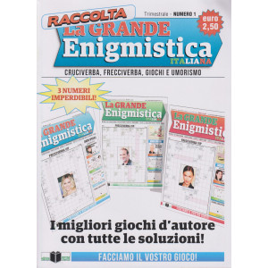 Raccolta La grande enigmistica italiana - n. 1 - trimestrale - agosto - ottobre 2021