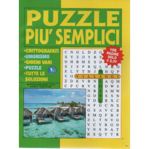 Abbonamento Puzzle Più Semplici (cartaceo  trimestrale)