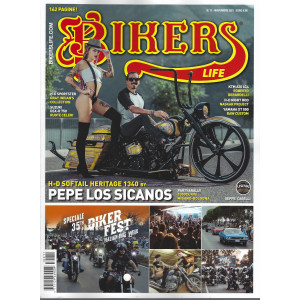 Bikers life - n. 11 -  novembre  2021 - mensile - 162 pagine