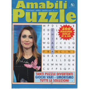 Abbonamento Amabili Puzzle (cartaceo  trimestrale)